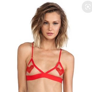 For Love and Lemons heart bralette